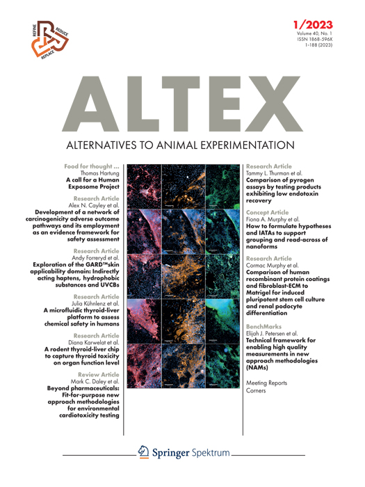Skeptical Soda water Asser Transition to animal-free science: Phasing out animal experiments, phasing  in innovation | ALTEX - Alternatives to animal experimentation