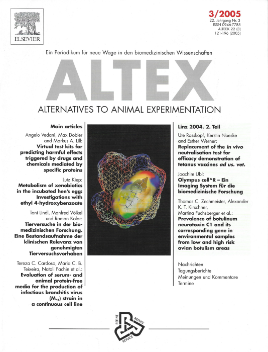 Animal experiments in biomedical research. An evaluation of the clinical  relevance of approved animal experimental projects: No evident  implementation in human medicine within 10 years] [Article in German] |  ALTEX - Alternatives