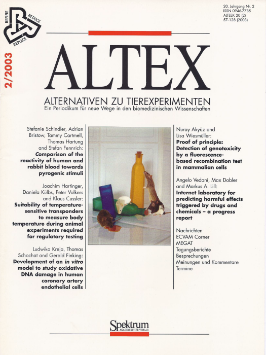 Suitability of temperature-sensitive transponders to measure body  temperature during animal experiments required for regulatory tests | ALTEX  - Alternatives to animal experimentation