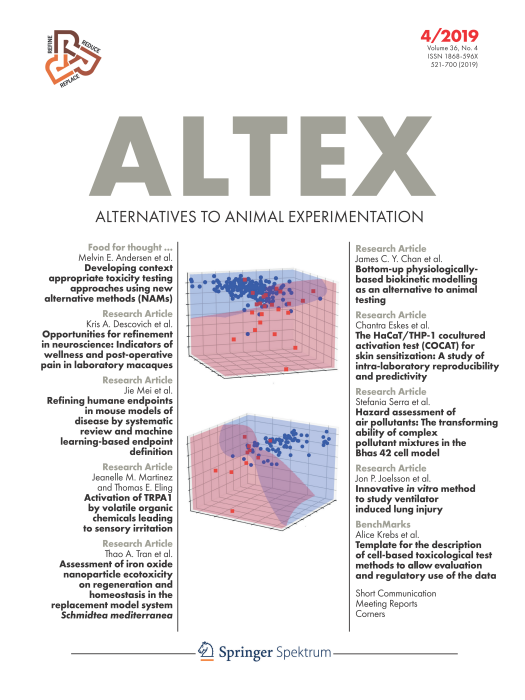Give meaning to alternative methods to animal testing | ALTEX -  Alternatives to animal experimentation